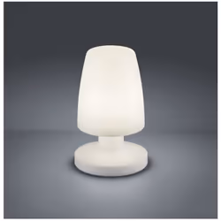 La lampada da tavolo DORA di Trio Lighting ha una struttura realizzata interamente in plastica finitura bianca, interruttore ...