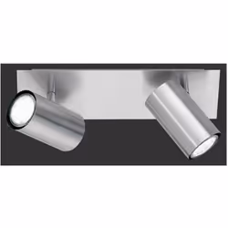 MARLEY di Trio Lighting è una lampada da soffitto composta da base rettangolare con 2 faretti spot orientabili, realizzata in ...