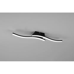 Iperbriko - Lampada Soffitto Design Doppia Bacchetta Led 4000k Route Nero Trio Lighting