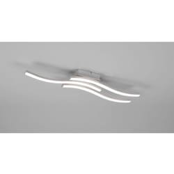 Lampada Soffitto Moderna Bacchette Led 4000k Route Nichel Trio Lighting