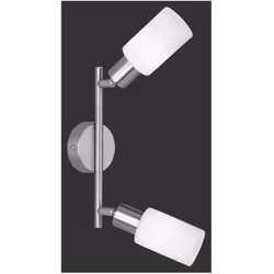 La lampada da soffitto MARS di Trio Lighting presenta una struttura in metallo di colore nichel opaco composta da base rotond ...