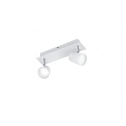 Lampada Soffitto e Parete 2 Faretti Spot Orientabili Narcos Bianco Trio Lighting