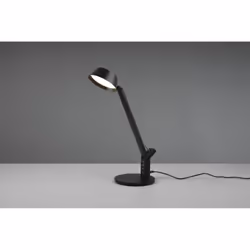 La lampada da scrivania AVA di Trio Lighting è composta da una struttura in plastica con braccio flessibile di colore nero op ...