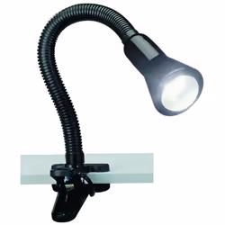 FLEXO di Trio Lighting è una lampada da scrivania composta da una struttura in plastica finitura nera, con braccio flessibile ...