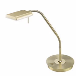 La lampada da scrivania BERGAMO di Trio Lighting è composta da una struttura in metallo di colore ottone satinato.. Dotata di ...