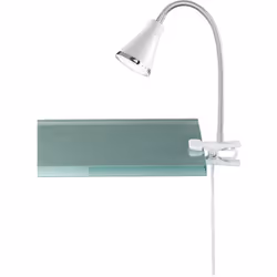 La lampada da scrivania ARRAS di Trio Lighting è composta da una struttura in plastica con braccio flessibile finitura bianca ...