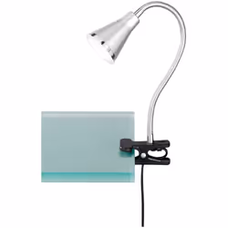 La lampada da scrivania ARRAS di Trio Lighting è composta da una struttura in plastica con braccio flessibile finitura titani ...