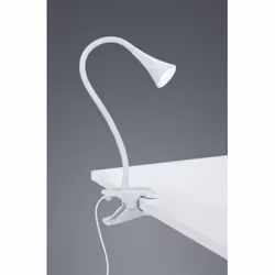 VIPER di Trio Lighting è una lampada da scrivania composta da una struttura interamente in plastica finitura bianco con bracc ...