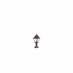 Lampada da esterno in alluminio pressofuso con diffusori in vetro trasparente - Altezza max 170mm Il paletto in pressofusione ...