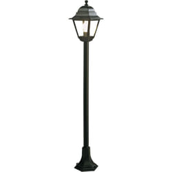 Iperbriko - Lampione Con Colonna 'Old' 60 w - Cm 18 x 18 x h 121 Bia./Arg.
