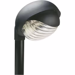 Tipo tondo. Struttura in termoplastico, diffusore in vetro stampato. Adatta per lampade ad incandescenza e a risparmio energe ...