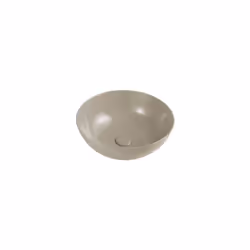 Lavabo in ceramica fornito senza piletta Lavabo da appoggio sottile Sabbia H.140 Caratteristiche Pilette in ceramica abbinabi ...