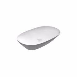 Installazione ad appoggio, senza foro rubinetto. In porcellana. Fissaggi inclusi. Confezione scatolata.(DianFlex) Lavabo oval ...