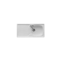 Lavello da incasso in ceramica con 1 vaschetta 90x45 cm