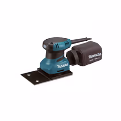 Levigatrice per Persiane Makita Mod.BO4566 SPECIFICHE: Mod. BO 4566 per persiane Potenza 200 W Piastra mm 164x100 Velocità 14 ...