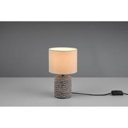 Iperbriko - Lumetto Economico Moderno Ceramica e Tessuto Mala Trio Lighting