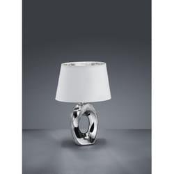 Iperbriko - Lumetto Moderno Ceramica Argento Taba H33 cm Trio Lighting