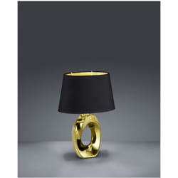 Iperbriko - Lumetto Moderno Ceramica Oro Taba H33 cm Trio Lighting