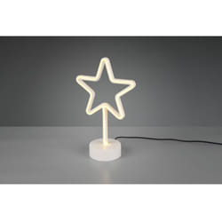 Iperbriko - Lumetto Stella Lampada Da Tavolo Star Led Giallo H30 cm Bianco Trio Lighting