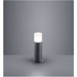 Il paletto da esterno HOOSIC di Trio Lighting presenta una struttura cilindrica in alluminio pressofuso finitura antracite e ...