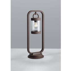 Paletto Da Esterno Sambesi Ruggine H60 cm IP44 Sensore Crepuscolare Trio Lighting