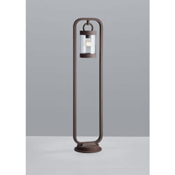 Palo Da Esterno Sambesi Ruggine H100 cm Sensore Crepuscolare IP44 Trio Lighting