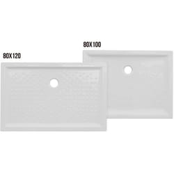 Iperbriko - Piatto Doccia H6 Rettangolare In Ceramica Dianhydro