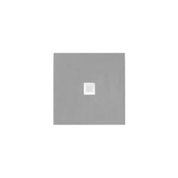 Iperbriko - Piatto doccia Serenity Quadrato Grigio 7037 - 90x90 cm
