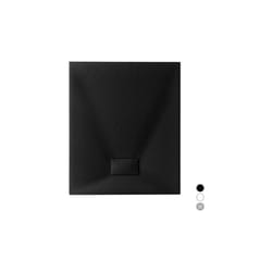Iperbriko - Piatto doccia nero slim rettangolare 80x170 cm