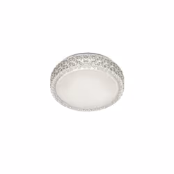 La lampada da soffitto PEGASUS di Trio Lighting presenta una struttura rotonda realizzata in acrilico bianco e diffusore in p ...
