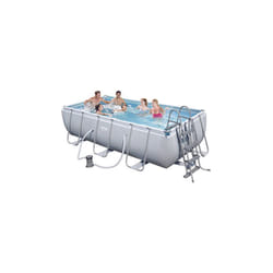 Iperbriko - Piscina Power Steel Frame rettangolare 404x201x100 cm