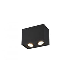 Iperbriko - Plafone Nero 2xGU10 Orientabili Biscuit Trio Lighting