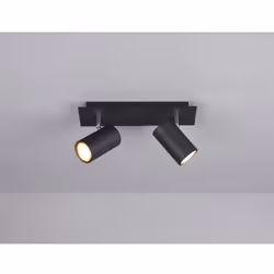 MARLEY di Trio Lighting è una lampada da soffitto composta da base rettangolare con 2 faretti spot orientabili, realizzata in ...