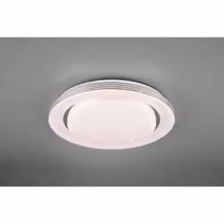 La lampada da soffitto ATRIA di Trio Lighting ha una struttura rotonda realizzata interamente in plastica bianca con diffusor ...