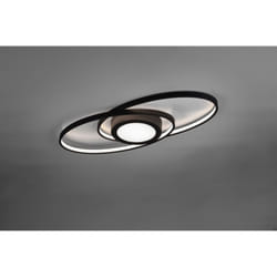 Plafoniera Galaxy Doppia Spirale Antracite Led 27w Dimmerabile Trio Lighting