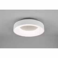La plafoniera della serie GIRONA di Trio Lighting è composta da una struttura circolare in metallo finitura bianco opaco. Dot ...