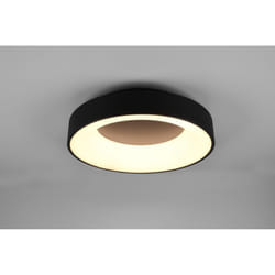 Iperbriko - Plafoniera Girona Led 27w Dimmerabile Nero Ø45 cm Trio Lighting
