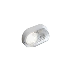 Plafoniera In Resina linea echo ovale bianco