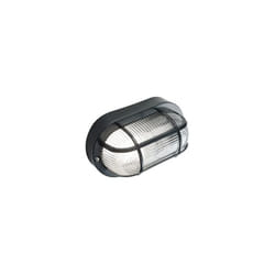 Plafoniera In Resina linea echo ovale nero