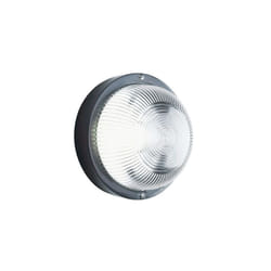 Plafoniera In Resina linea echo tonda nero
