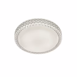 La lampada da soffitto PEGASUS di Trio Lighting presenta una struttura rotonda realizzata in acrilico bianco e diffusore in p ...