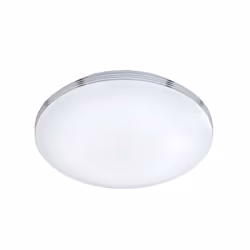 La lampada da soffitto APART di Trio Lighting presenta una struttura rotonda realizzata in metallo finitura cromo e diffusore ...