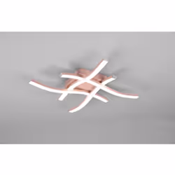 Plafoniera Moderna Design Hashtag Route Oro Rosa Led 4000k Trio Lighting Questa plafoniera è caratterizzata da un design mode ...