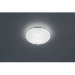 Plafoniera Moderna IP44 Led Dimmerabile Achat Ø27 cm Bianco Trio Lighting