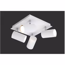La lampada da soffitto MARLEY del brand Trio Lighting è una plafoniera composta da base quadrata e 4 faretti spot orientabili ...