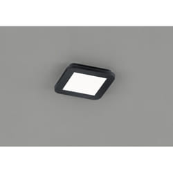 Iperbriko - Plafoniera Quadrata Camillus Led Dimmerabile Nero IP44 17x17 cm Trio Lighting