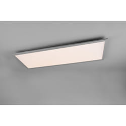 Plafoniera Rettangolare Led Funzione Luce Notturna Gamma Alluminio Trio Lighting