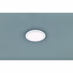 La plafoniera CAMILLUS di Trio Lighting è composta da una struttura rotonda in plastica e diffusore in acrilico finitura bian ...
