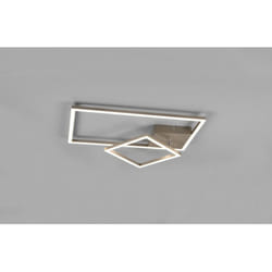 Plafoniera Squadrata Inclinabile Padella Nichel Led Dimmer 4000k Trio Lighting