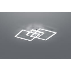 Plafoniera Venida Doppio Quadrato Alluminio Led 25w Dimmerabile L57 cm Trio Lighting